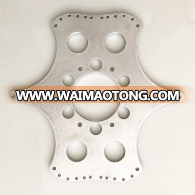 Sheet metal processing laser cutting custom design cnc aluminum sheet drilling hole aluminum plate