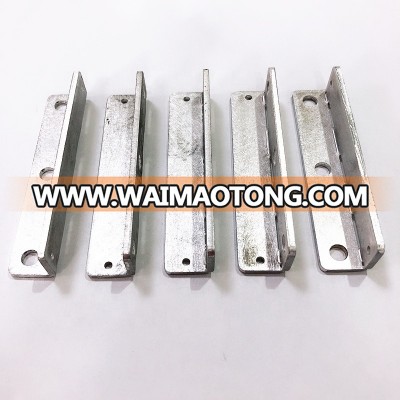 OEM customized Aluminum sheet metal 90 degree small angle bracket