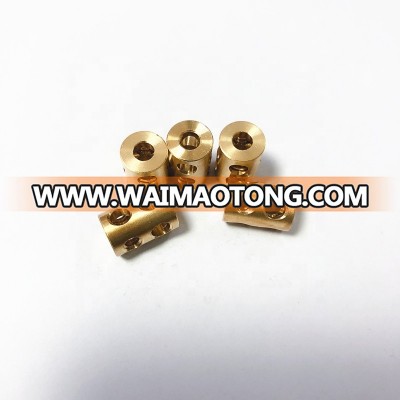 Automatic Lathe service high precision brass  copper cnc turning parts with threaded holes